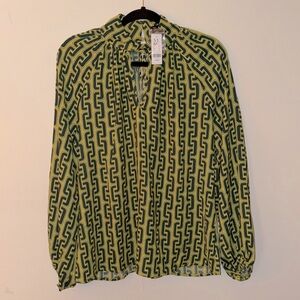 NY&Co Blouse, SZ Large, Yellow